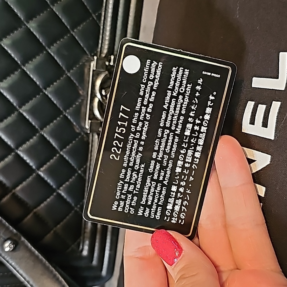 Authentic Chanel Medium Boy Flap - image 2